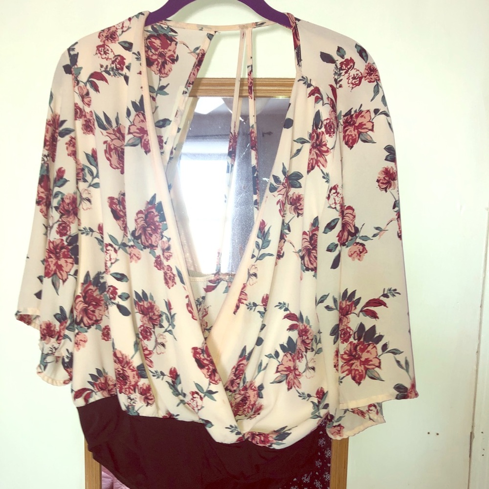 Gorgeous floral bodysuit